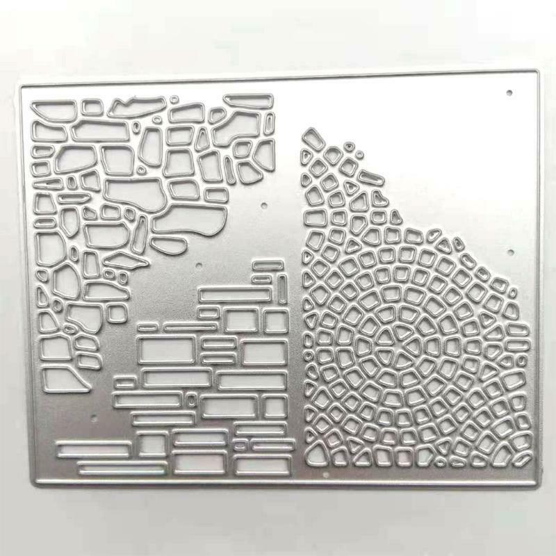 Geometric Metal Cutting Dies Stencil DIY Scrapbooking Album Paper Card Template