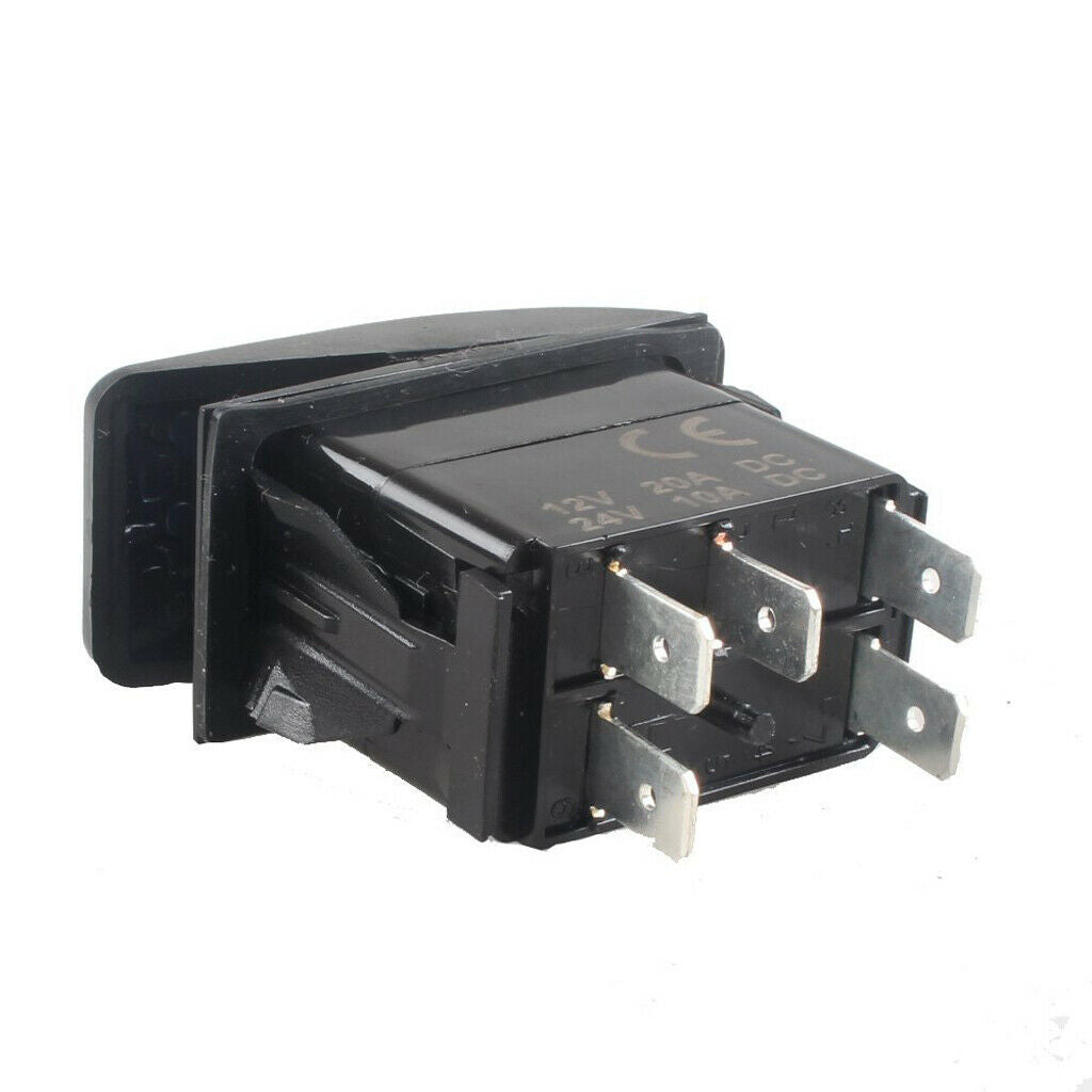 5Pins Waterproof 12V 24V LED Rear Light Rocker Toggle ON OFF Switch Car Boat