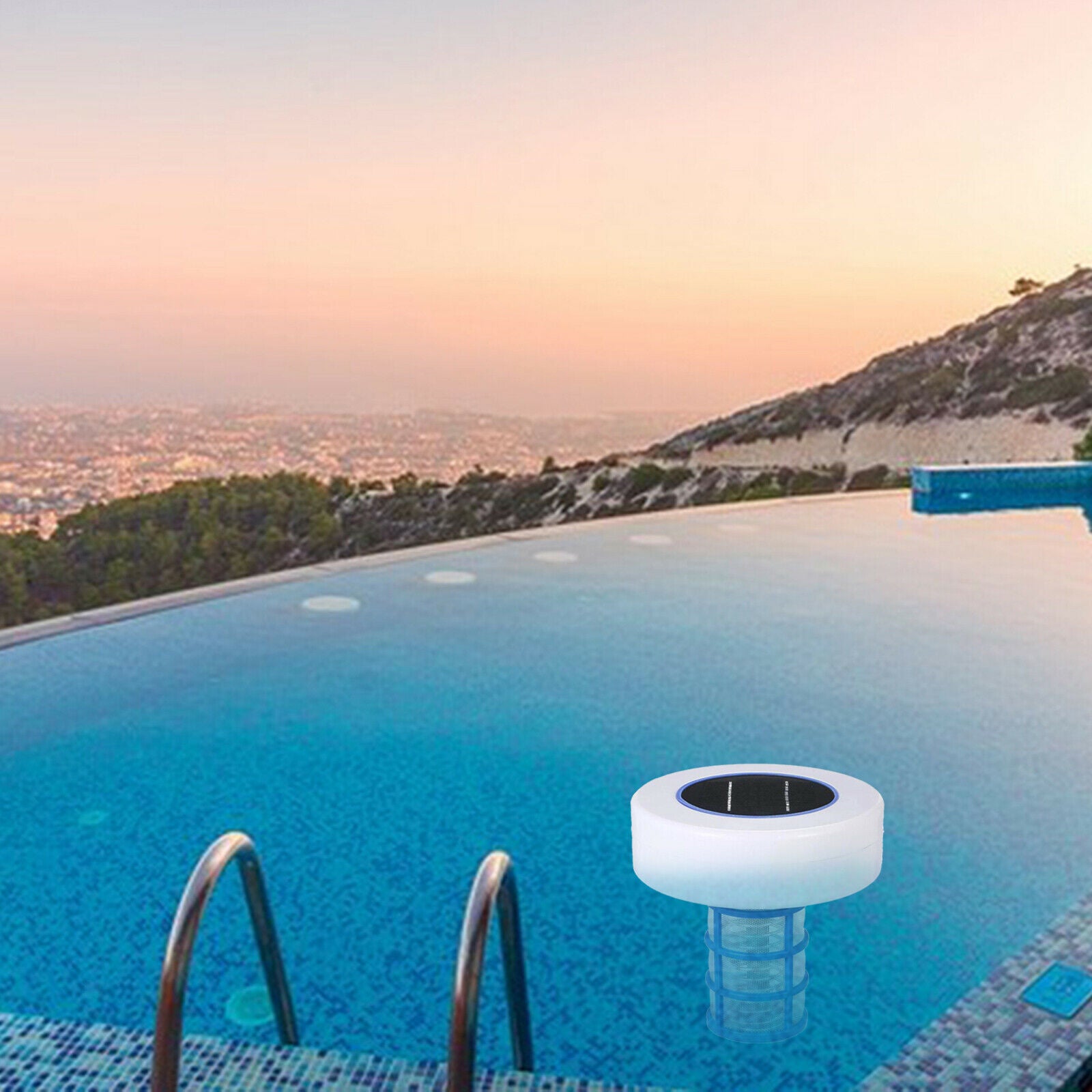 Solar Pool Ionizer Water Purifier Kill Algae in Swimming Pool Hot Tub