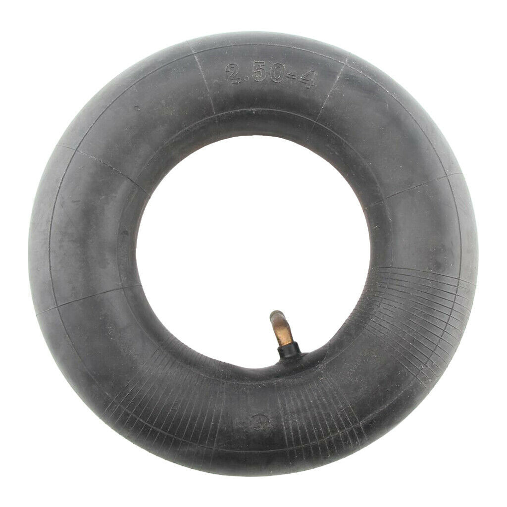 3x Durable 2.50" x 4 " Black Tire Inner Tube Bent TR13 Stem Fits 2.50-4 Tube