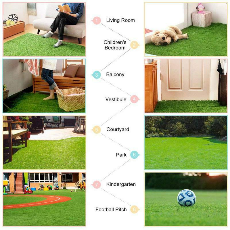Grass artificial turf carpet for indoor and outdoor turf Synthetic green grassO8