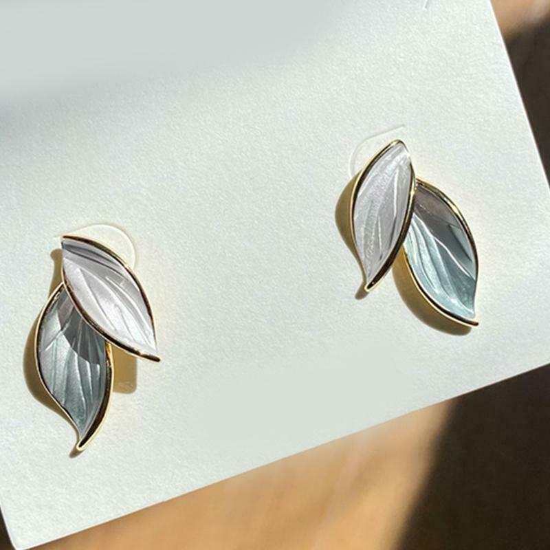 Women Girls Trendy Jewelry Ear Dangler Kit Lovely Sweet Leaf Ear Dangles Fashion