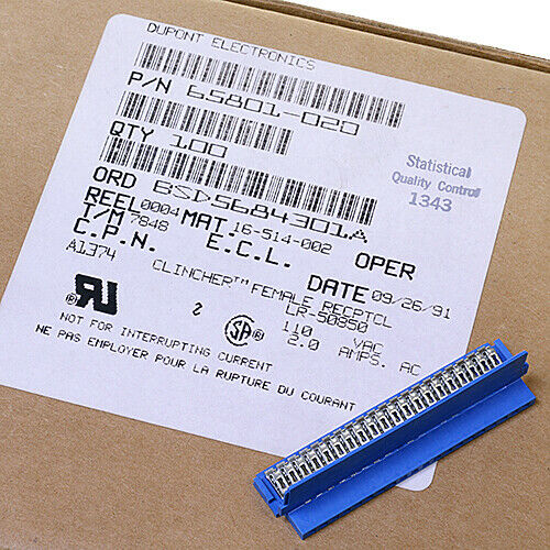 [20pcs] 65801-020 Socket 20 Pin to Wire R 2.54