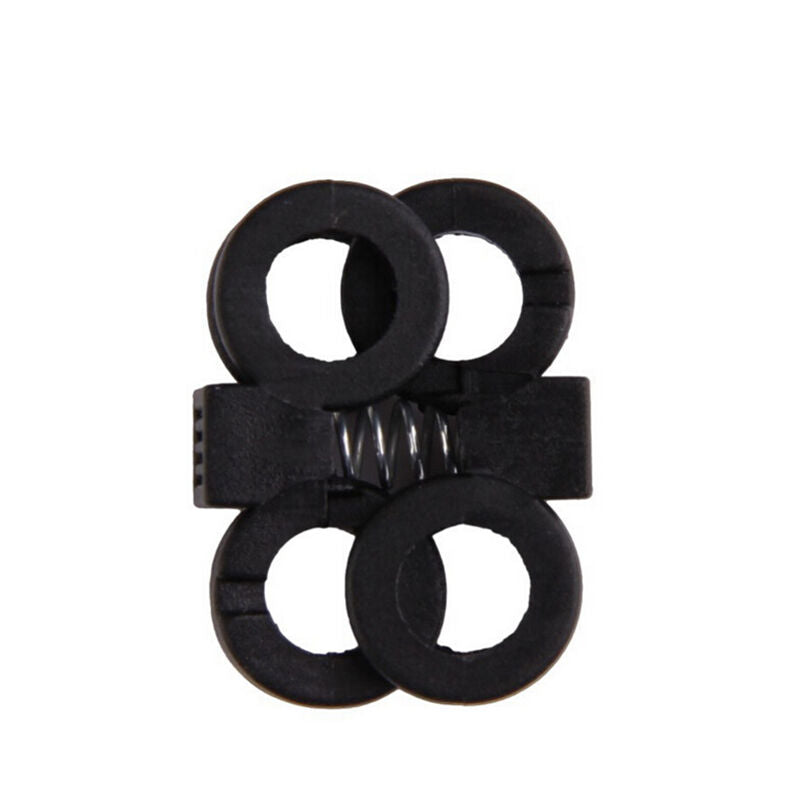 10X Clip Clamp Cord Lock EDC Cross Outdoor Shoelace Buckle Stopper Rope B.l8