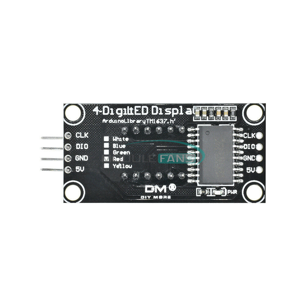 TM1637 0.36 " inch 7-Segment 4-Digit LED Display Clock Red LED Tube Module Board