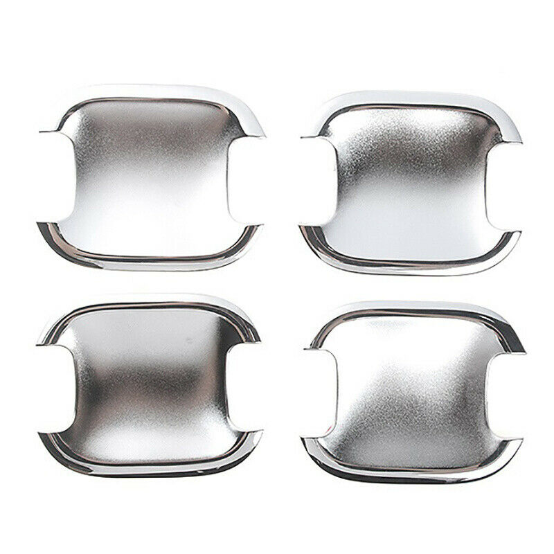 For Ford F150 F-150 2021-2022 ABS Chrome Outer Door Handle Bowl Cover Trim 8PCS