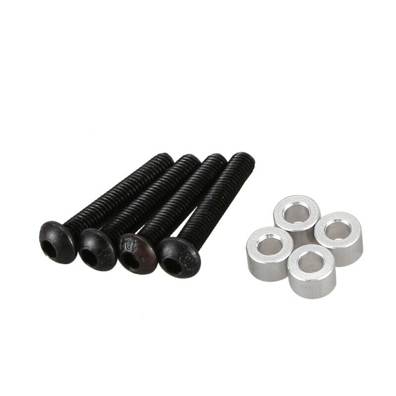 2X(2PCS Metal Front Shock Absorber for 1/10 RC TRAXXAS SLASH Climbing Car MR6Z9)