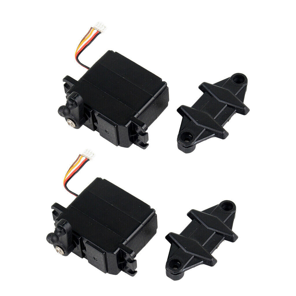 2Pieces XINLEHONG 9125 1/10 RC Car Servo Steering Gear Wire 2.4G Parts