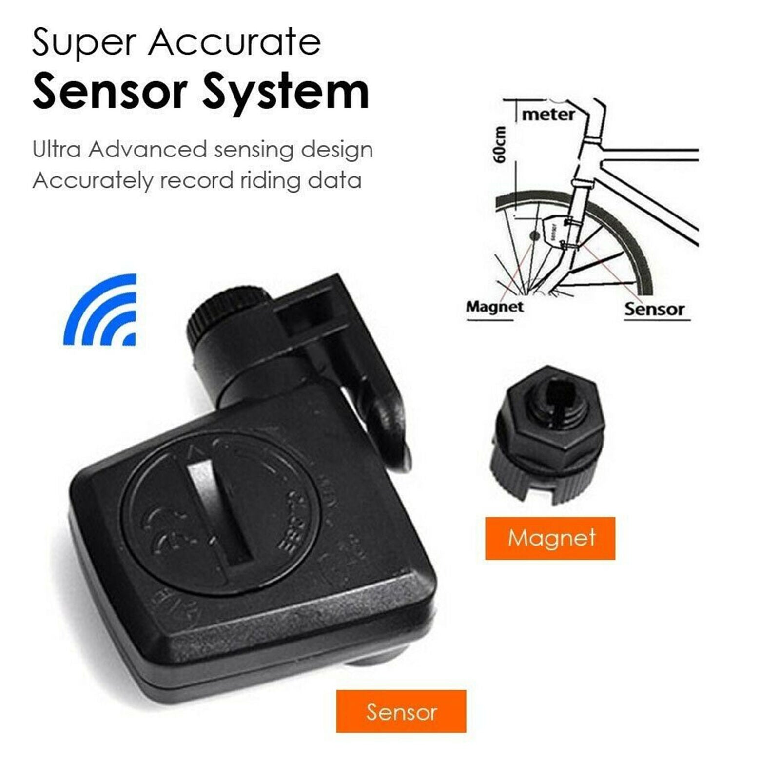 Bike Wireless Bicycle Computer Speedometer Odometer Waterproof Cycling Luminous