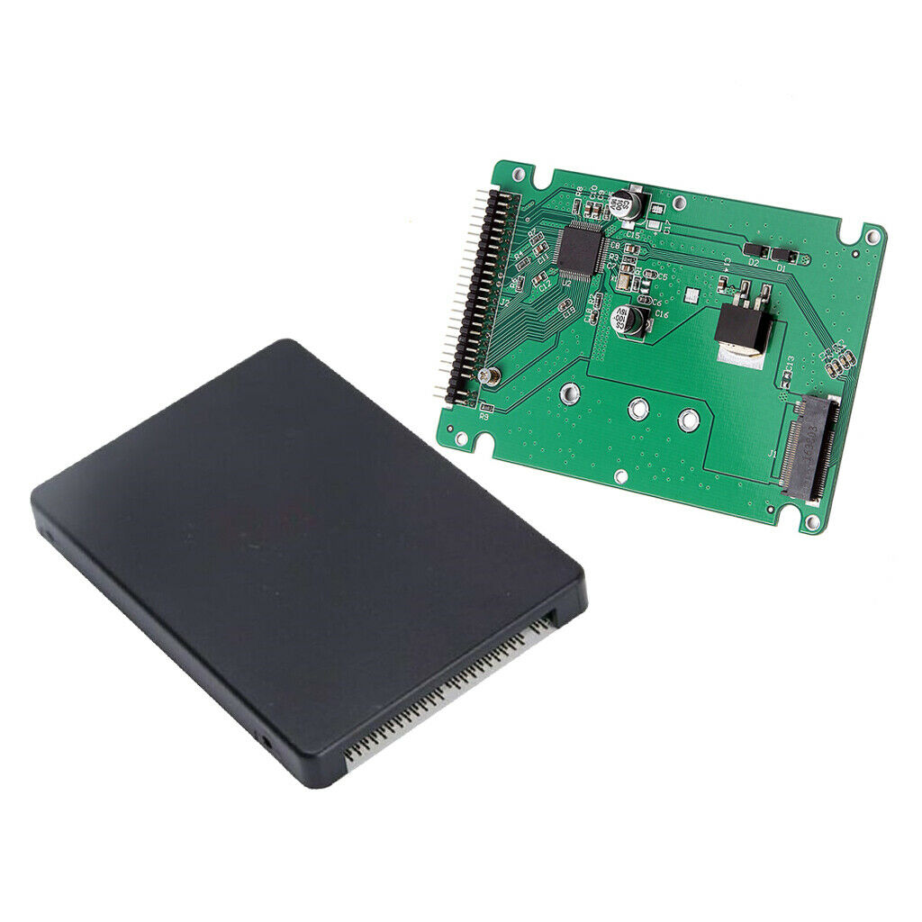 Riser Card M.2 NGFF (SATA) SSD to 2.5" IDE Converter Adapter Card with Case