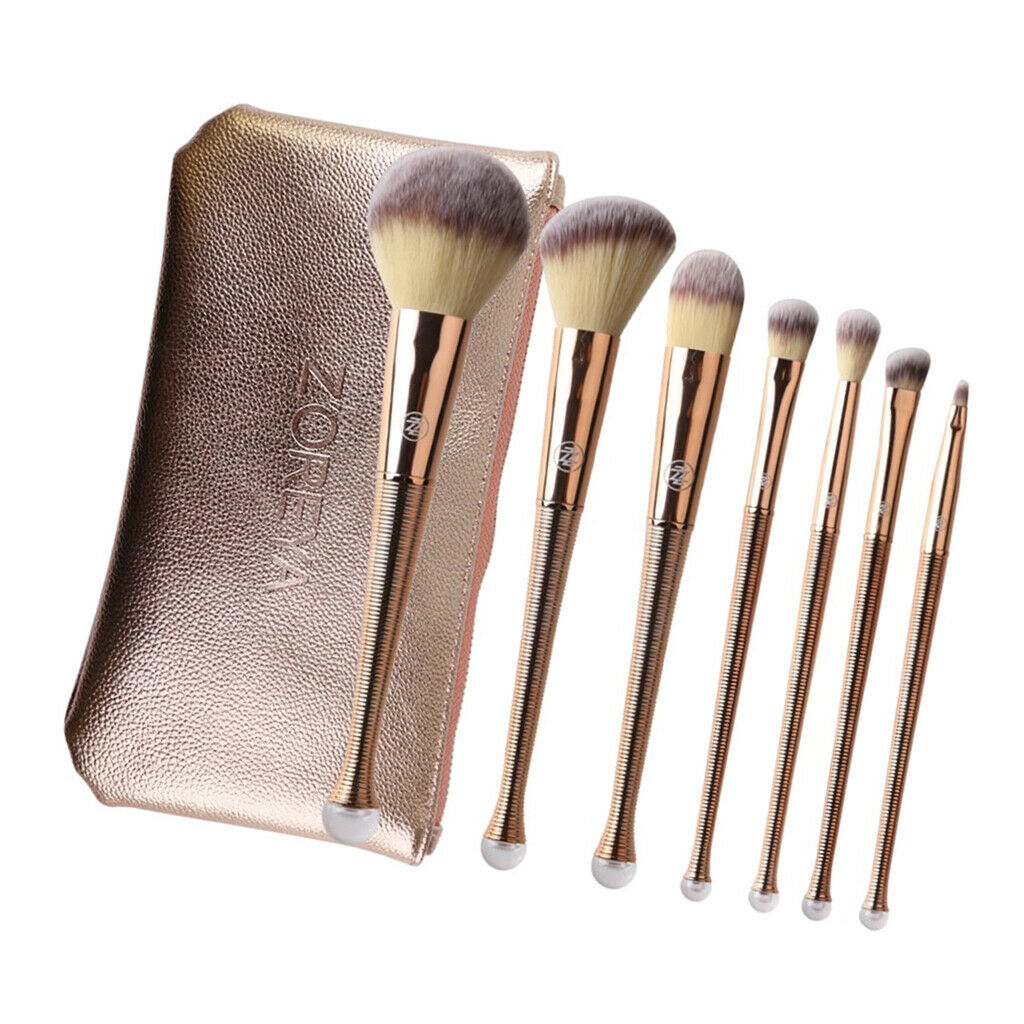 Portable Dense Synthetic Makeup Brushes Set Cosmetic Concealer Powder Brush