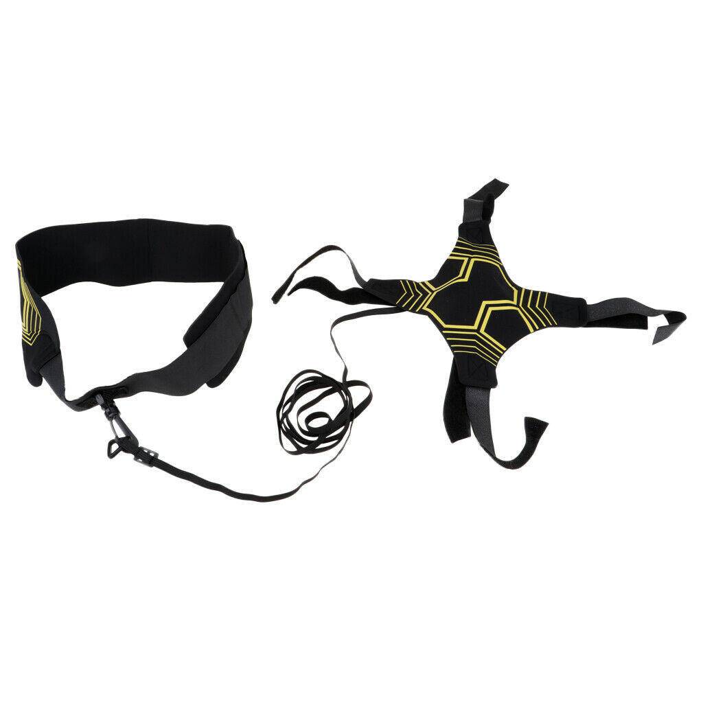 Football Trainer Control Skills Solo Soccer Practice Training Aid Equipment