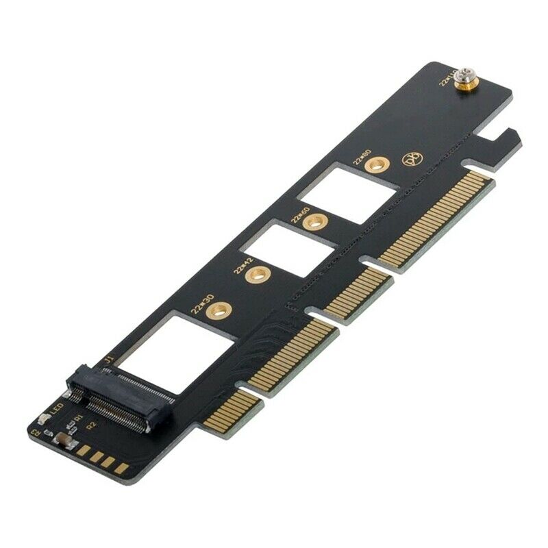 M.2 NVMe SSD NGFF to PCIE 3.0 X16 X4 Adapter Card M Key NVME AHCI SSD for 110mL4