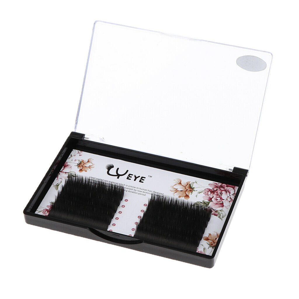 Multi Size C Curl Individual Lashes Eyelash Extensions Volume Lashes Black -