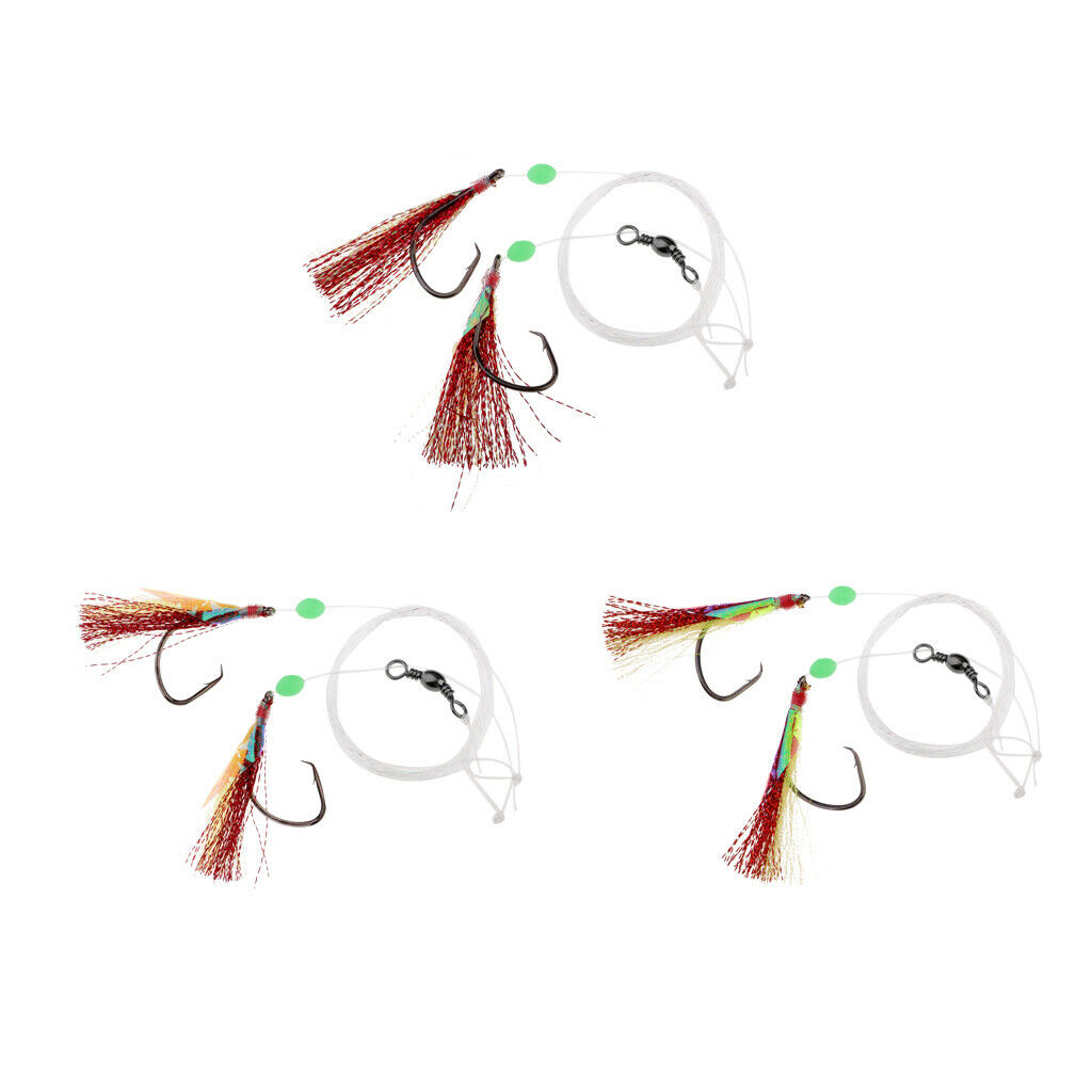 Fishing Barbed Hooks Fishing Lures Baits Jig Lure with Sea Fishing Hooks 4-0