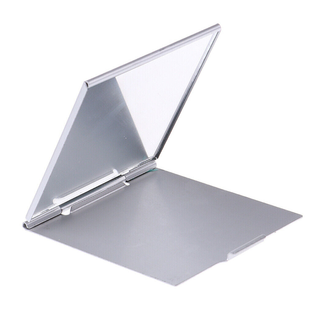 Mini Travel Makeup Pocket Mirror Multi-use Folding Camping Mirror 7x6''