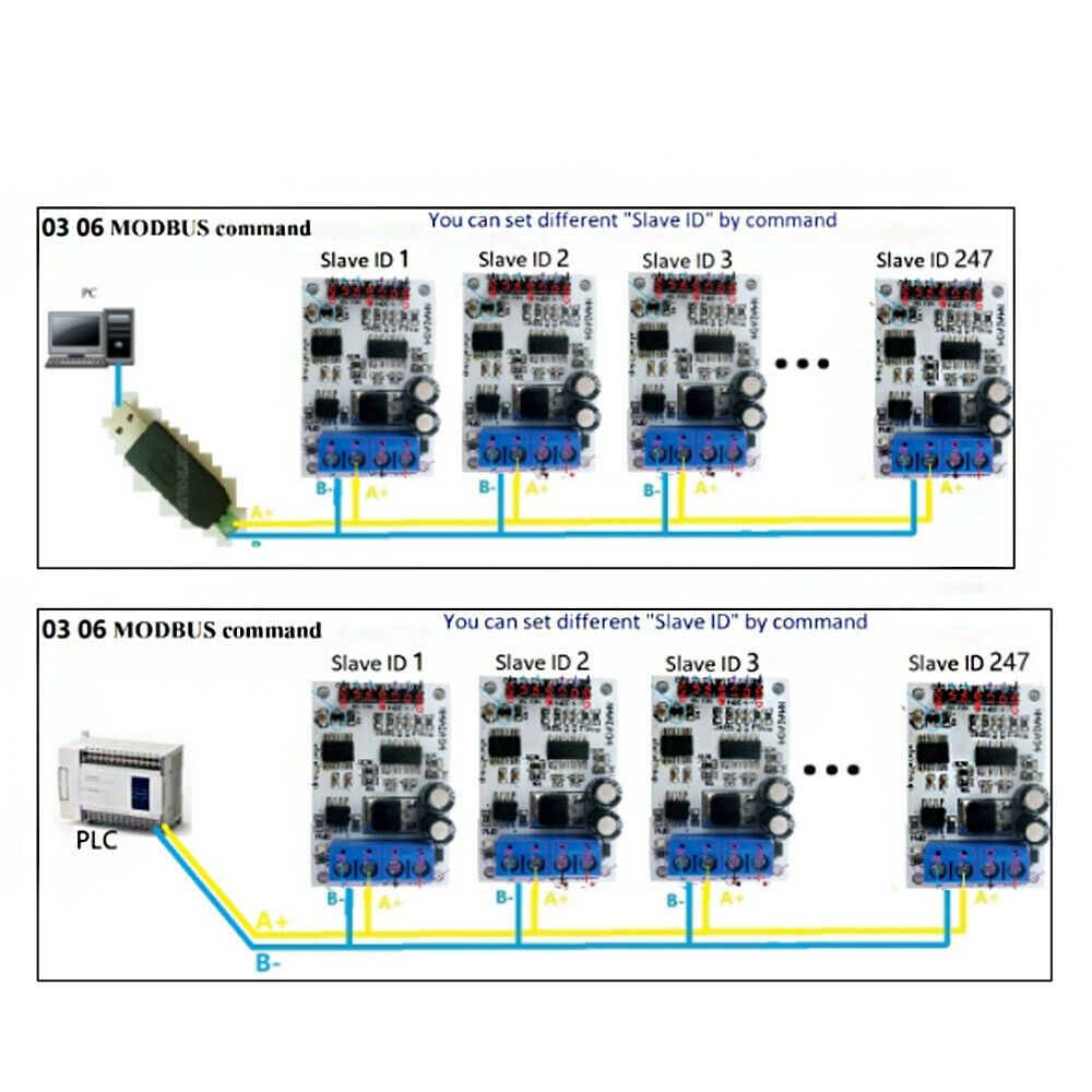 Voltage Current Analog Acquisition 4 Channel RS485 Module 9V 12V 24V N4AIA04 RTU