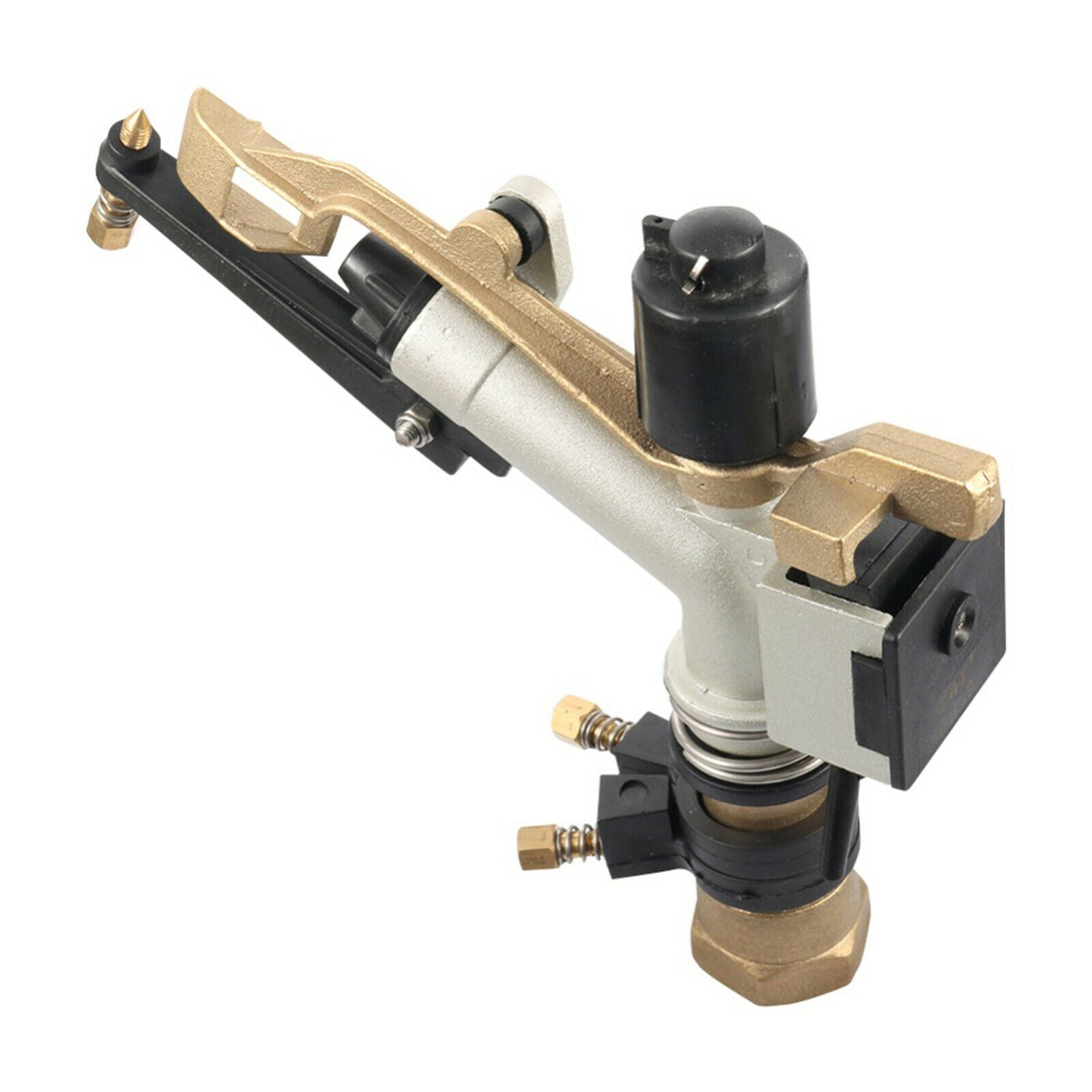 G1" BSP Female Thread Irrigation Sprinkler Rotating Garden Water Sprayer Gun