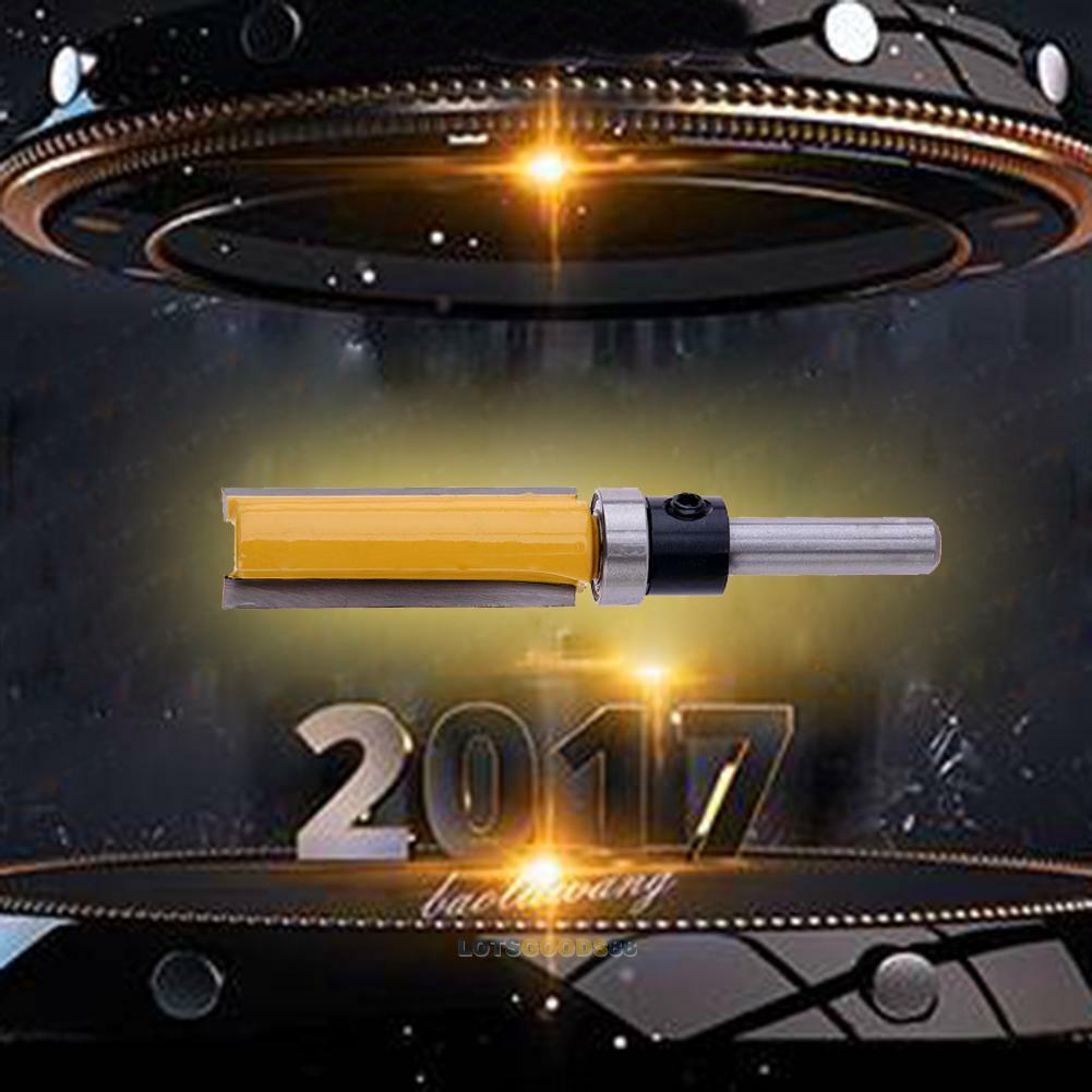 1/4" Shank End Bearing Flush Trim Router Bit Edge Tool Cutter 1/4" X 1/2" X 38mm