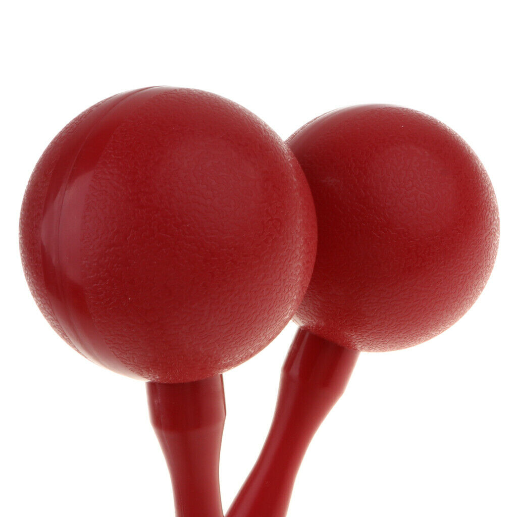 1 Pair Plastic Hand Percussion Maraca Kids Musical Instrument