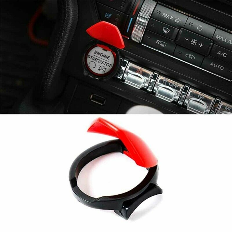 2X(Car Ignition Switch Button Cover Ignition Engine Start Stop Button CoverI9M4)