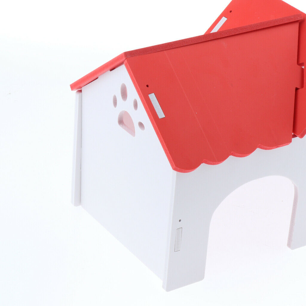 2Pieces Hamster Villa House Gerbil Playing Living Hut Dwarf Hamster Gerbil