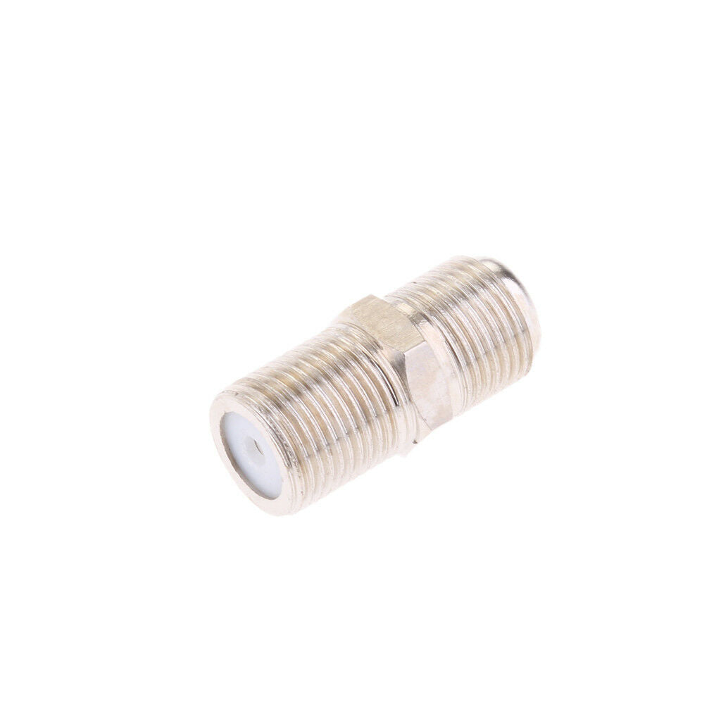 10x F Type F Female to Female plug Coaxial RG6 RG59 Connector Adapter