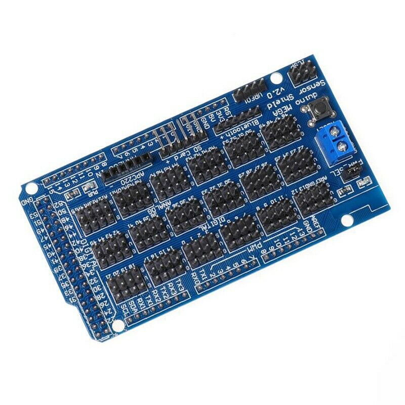 4X(HW-857 Sensor Shield V1.0 V2.0 Expansion Board Kit with Mega 2560 R3 W3R8)