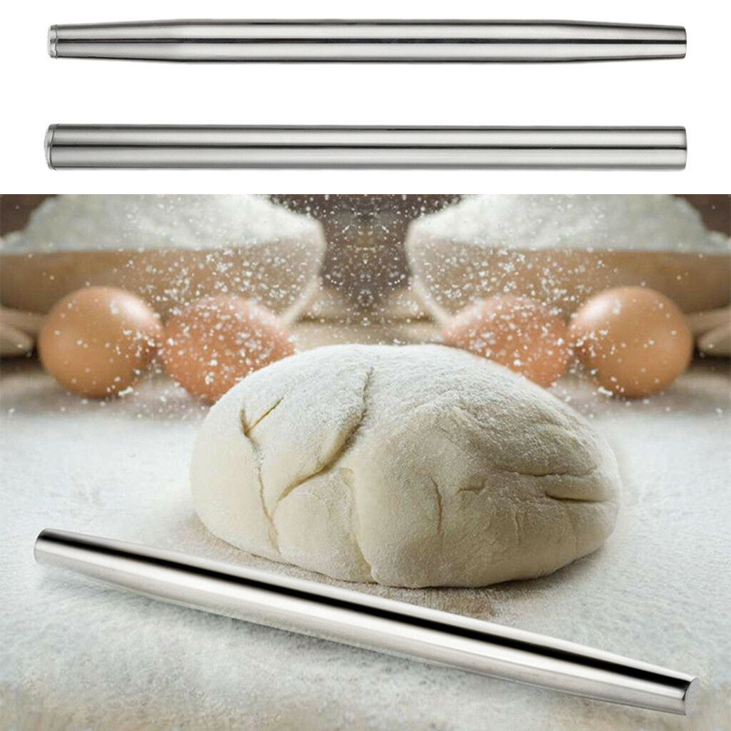 Stainless Steel Nonstick Baking Kitchen Rolling Pin Pastry Dough Roller #1