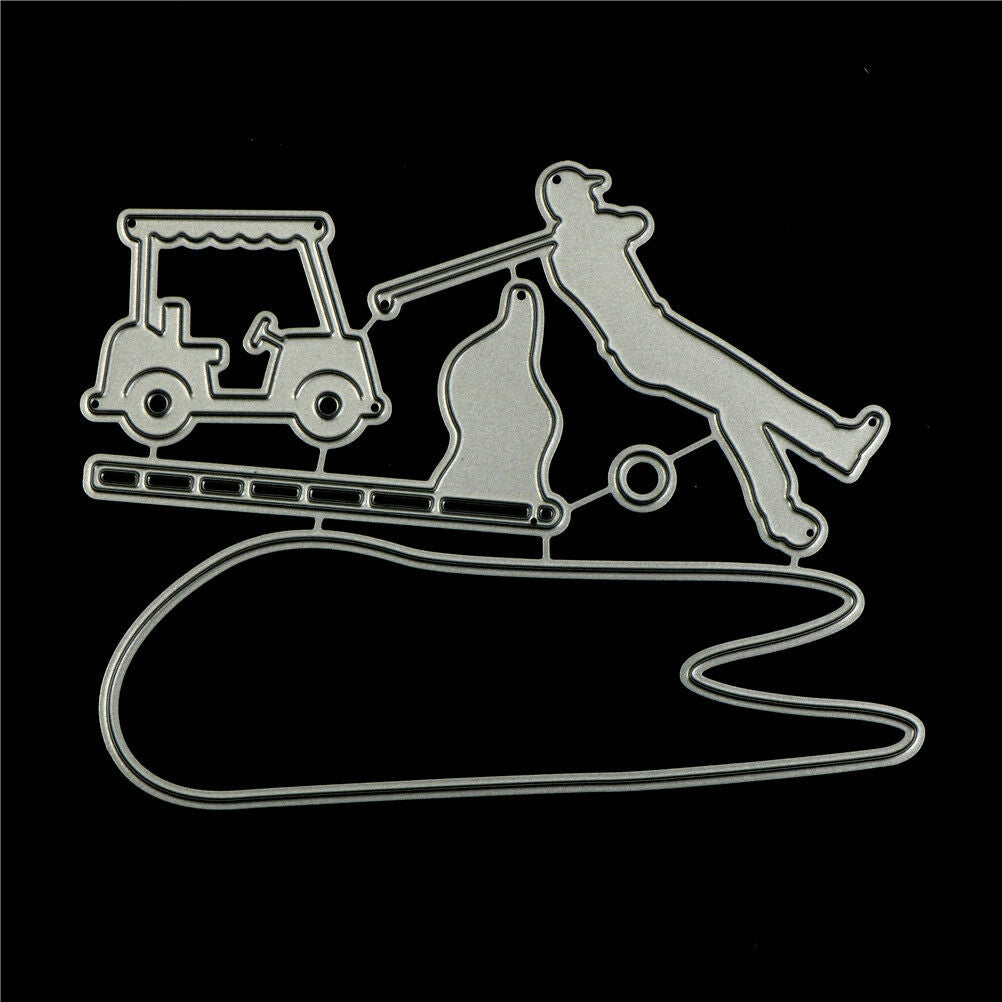 Golf Course Design Metal Cutting Dies For DIY Scrapbooking Album Card.l8