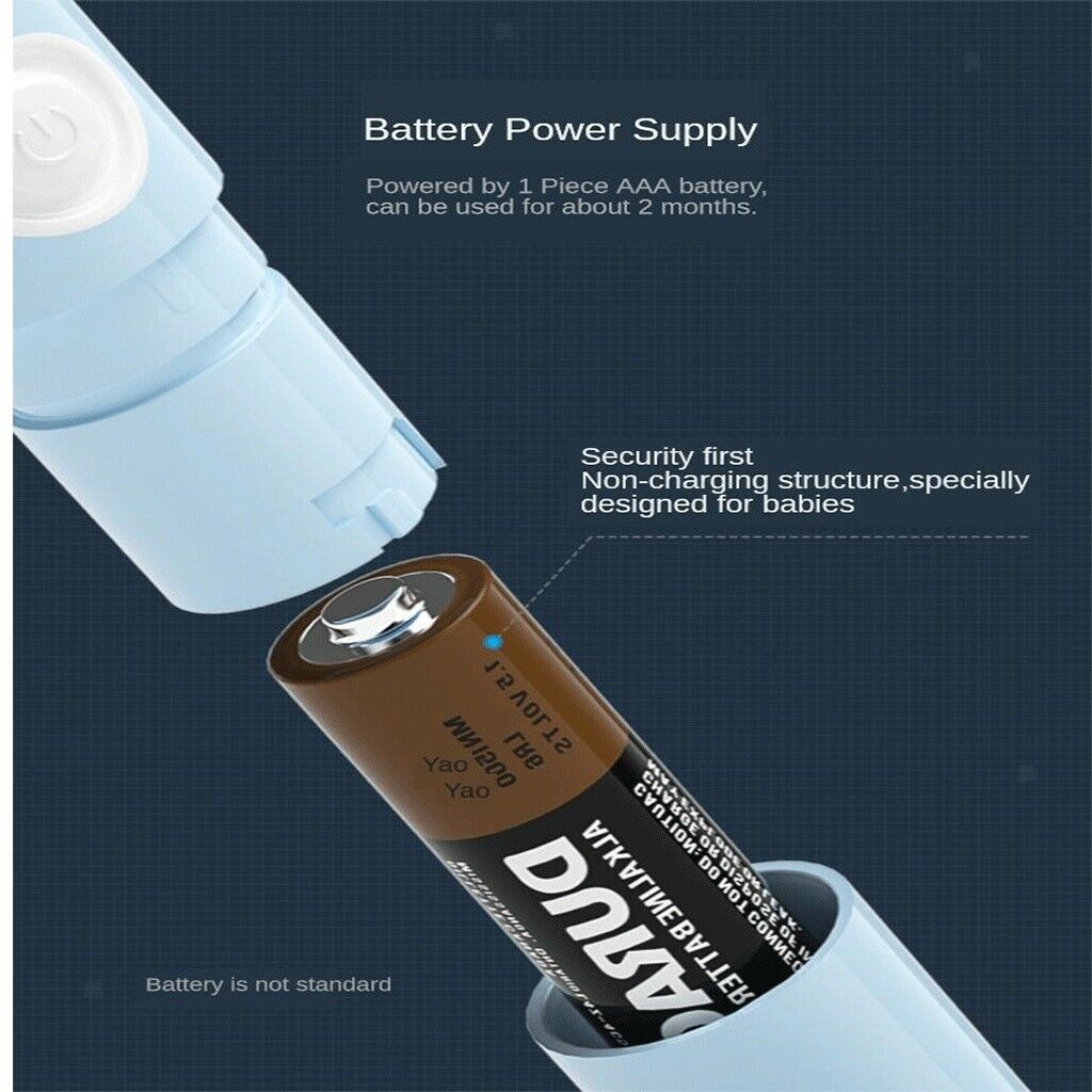 Soft Kids Electric Toothbrush Vibration with Storage Case for Boys Girls