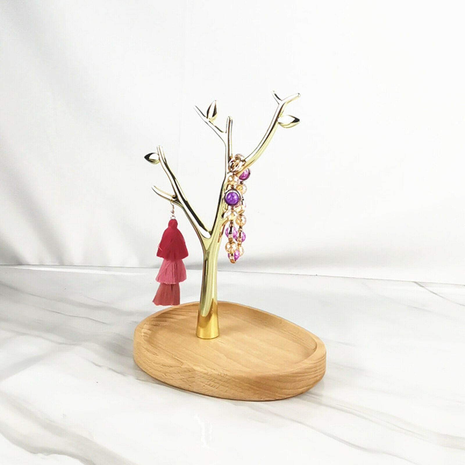 Tree Shape Jewelry Earring Watch Necklace Display Holder Stand