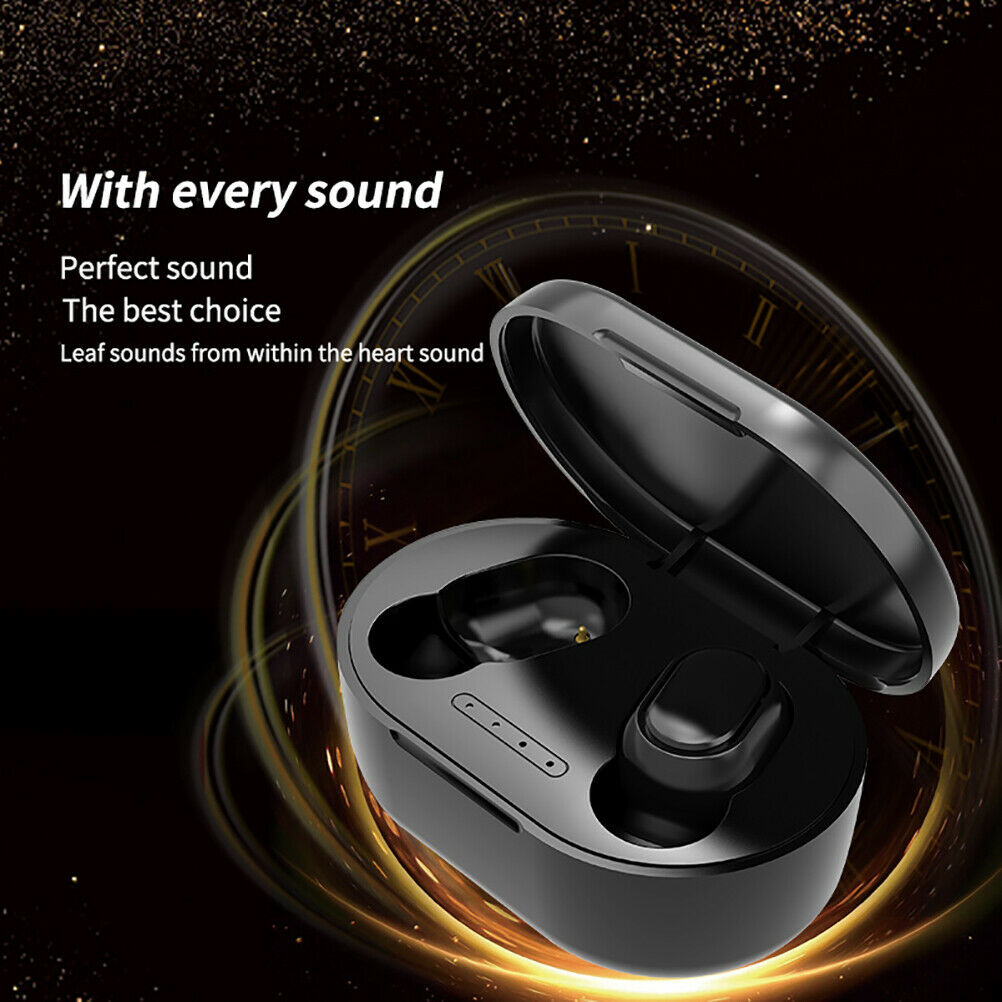E7S TWS 5.0 Binaural HD Call LED Display Wireless Bluetooth Headset Headphone
