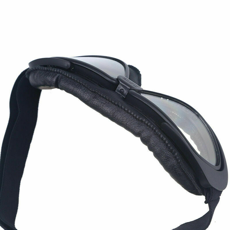 Clear Eye Safety Goggles Snow Glasses Anti UV Snowboard Ski Skate Winter Sports