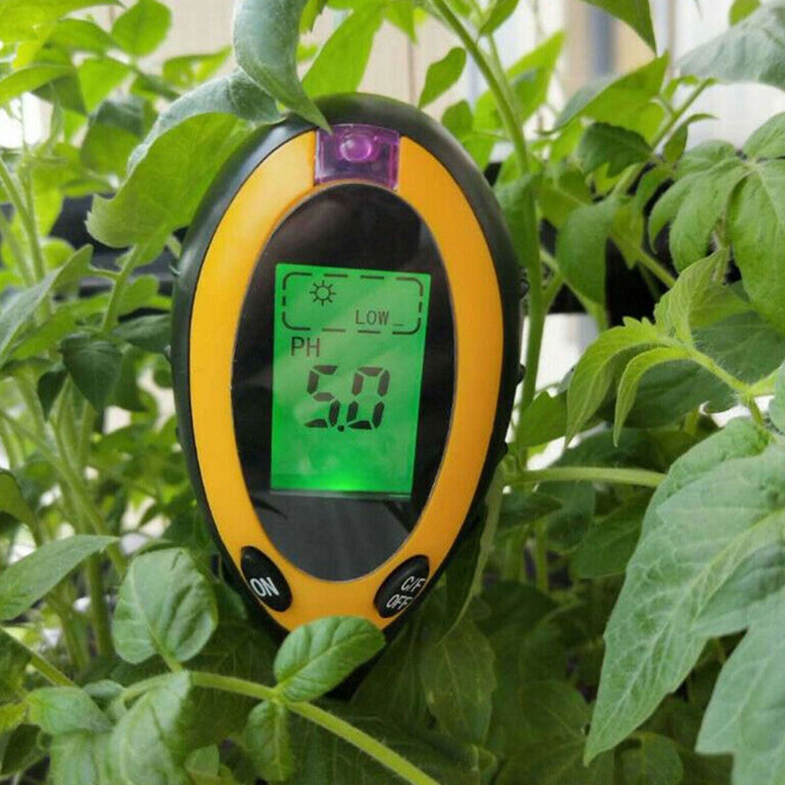 4 IN 1 Soil PH Water Tester Moisture Light Test Meter Analyzer Plant
