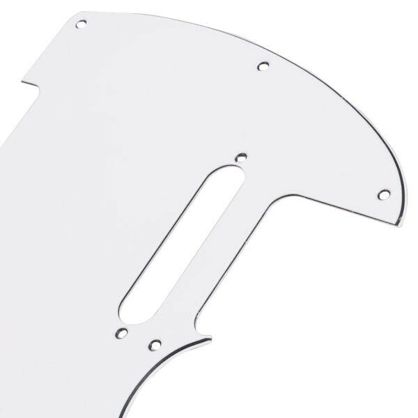 White 3 Ply Pickguard For  Guitar