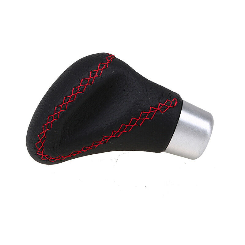 Car Gear Knob Shifter Black Leather Manual Shifter Handle Universal Fit most Car