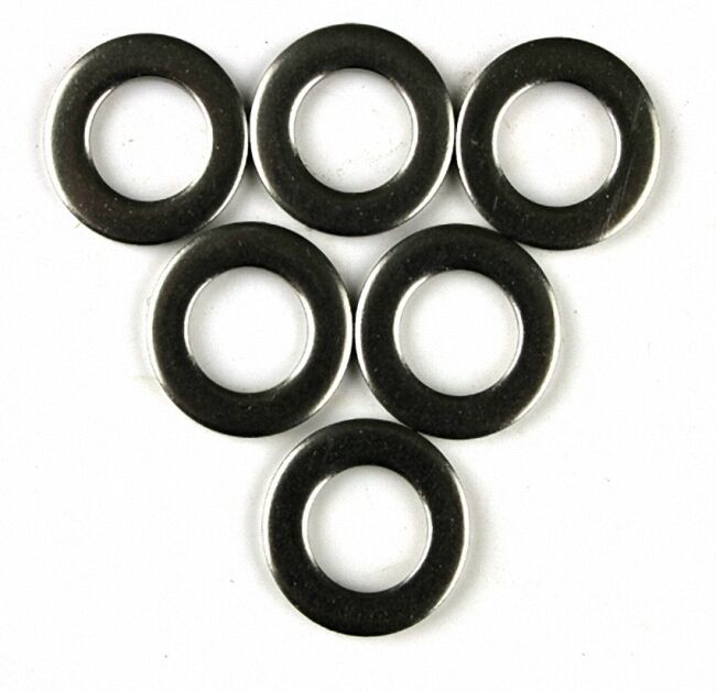 36Pcs M6 x 1 pitch Hex Nut / Washer / Spring washer Set Right Hand Thread [M1]