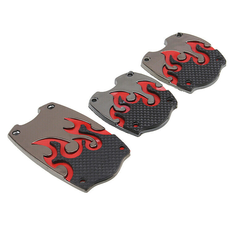 3Pcs Non-Slip Manual Transmission Car Pedal Cover For Brake Clutch Accelerator