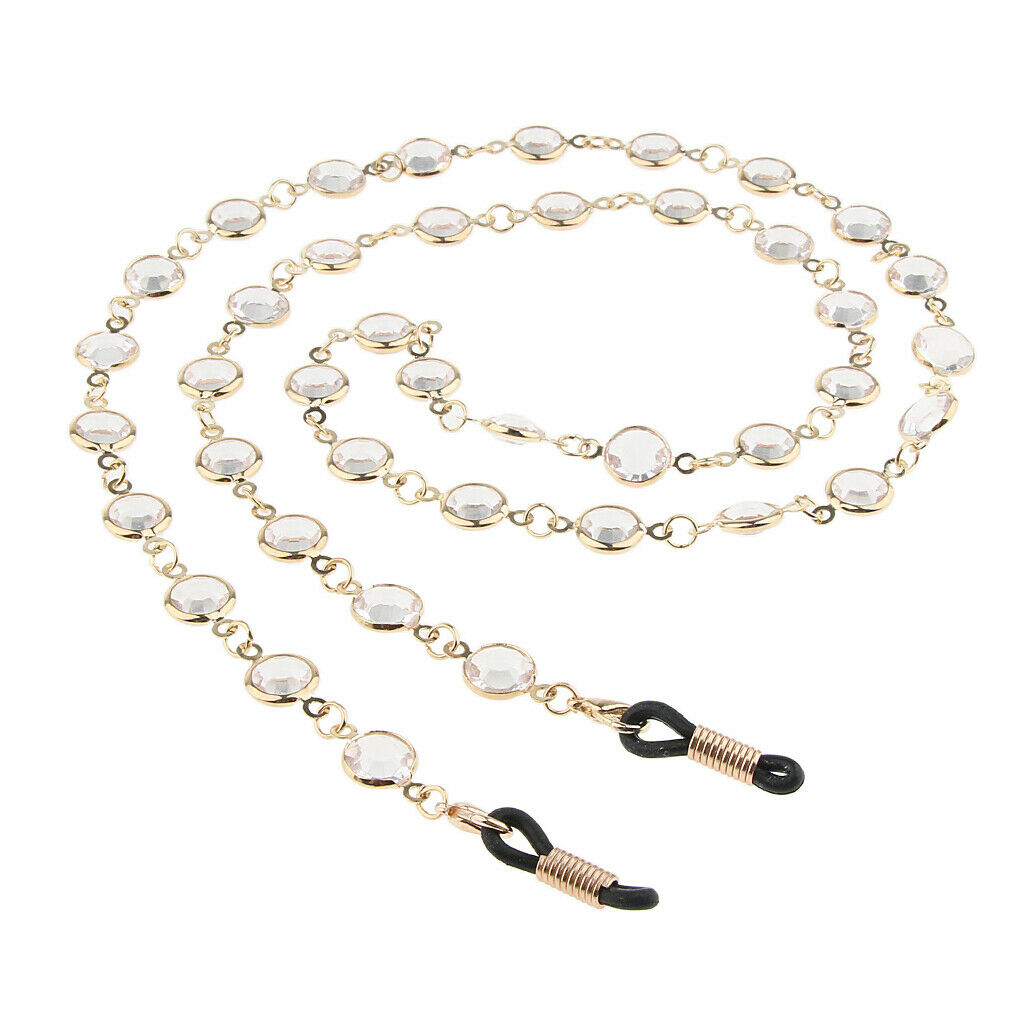 Sunglasses Rope / Metal Rope for Sunglasses Neck Strap Holder with Crystal Beads