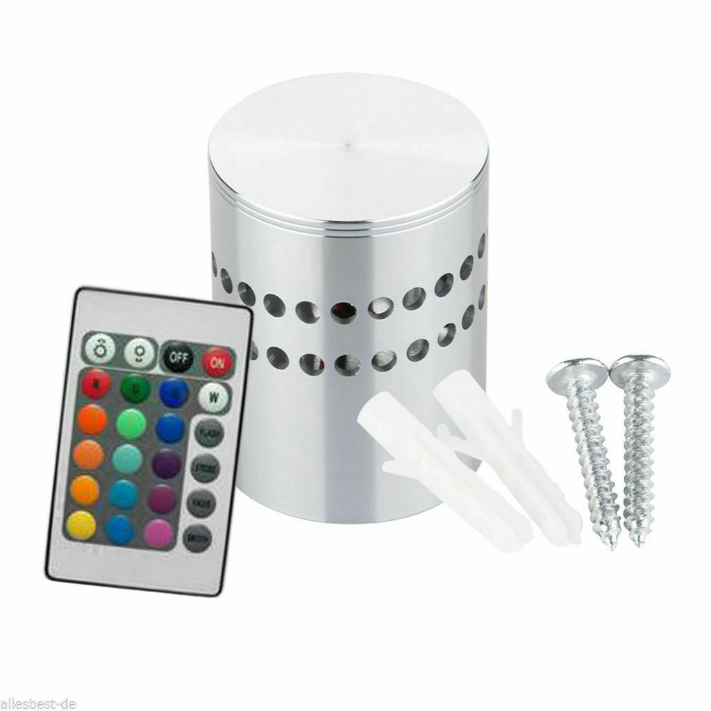 3w Adjustable Spiral 7 Color Lamp Wall Sconce Wall Lamp Led Luminaire