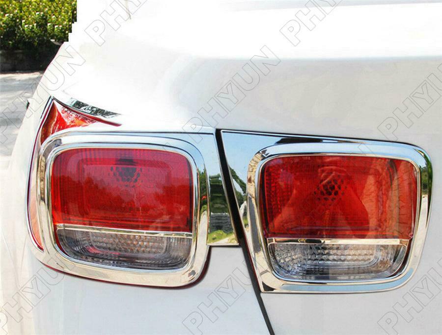 For Chevrolet Malibu 2013-2015 Rear Tail Light Cover ABS Chrome Frame Trim Cover