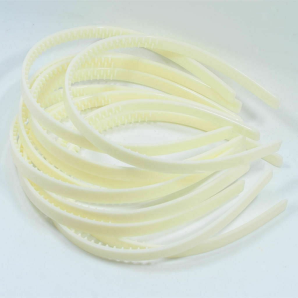 20pcs 10mm   Plastic Alice Hair Bands Headbands DIY Hair Headwear