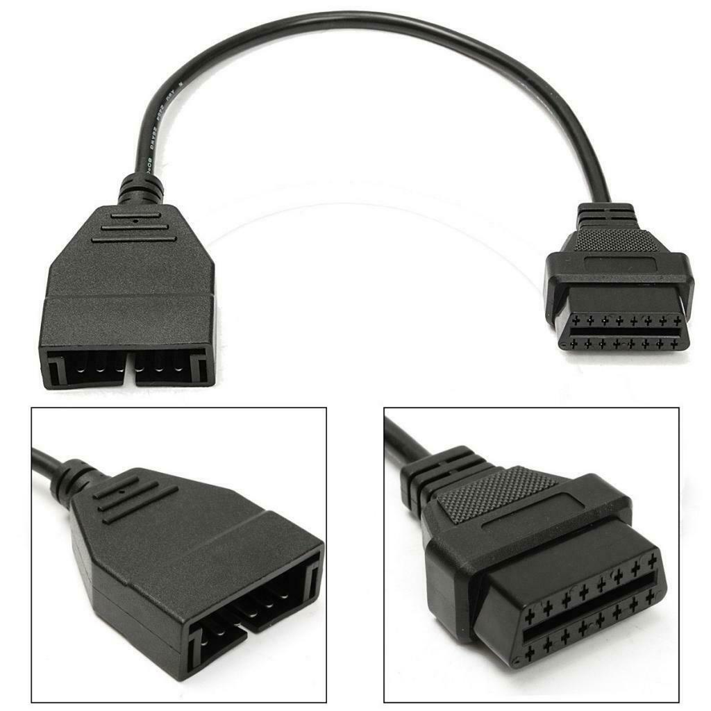 1x 12 Pins OBD1 Male To 16 Pin  Adapter For GM Car