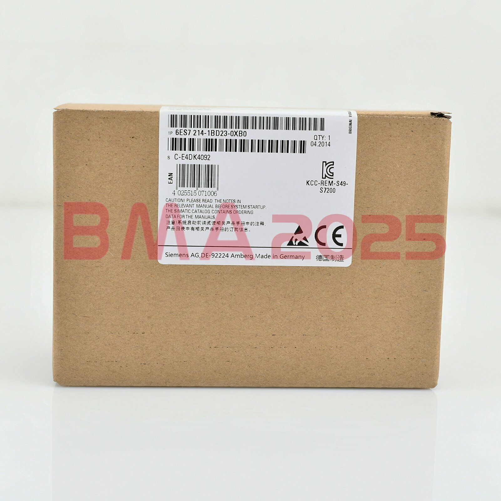 1PC New 6ES7 214-1BD23-0XB0 One year warranty DHL Free Ship SM9T