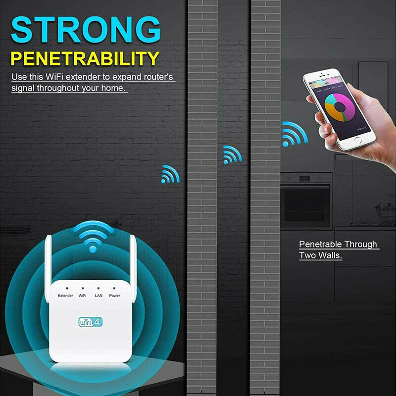 Dual Band WiFi Extender Zen Booster 300M Internet Range Zenbooster Router 2.4Ghz