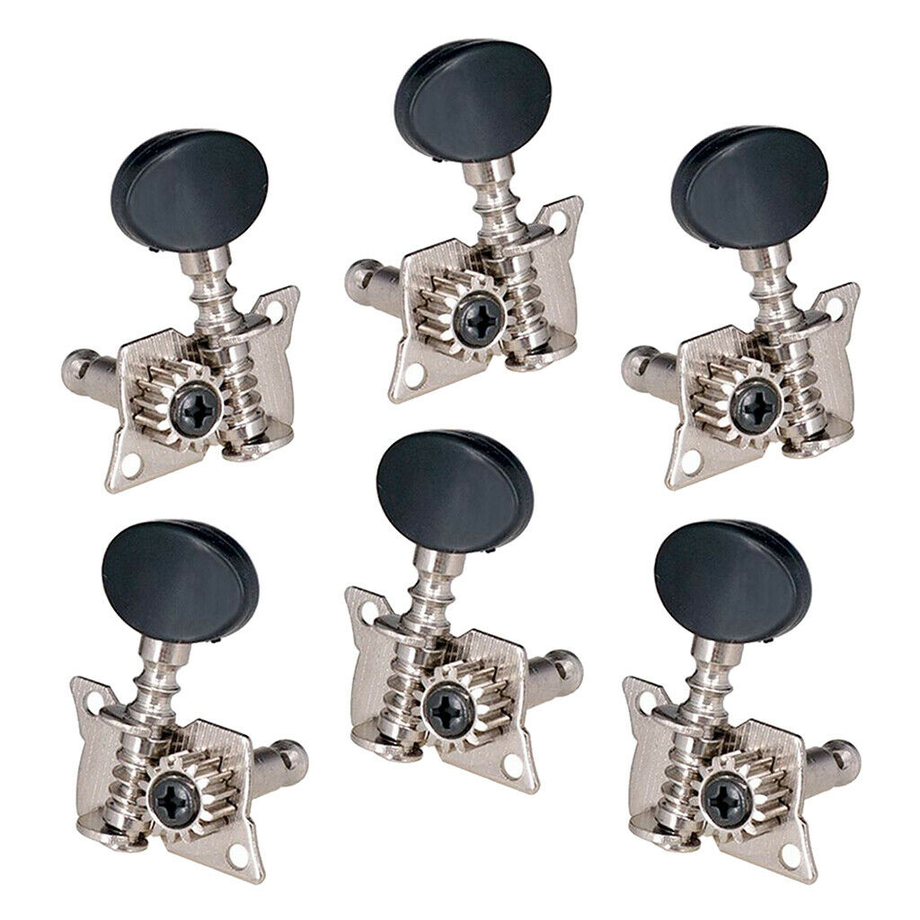 2X Guitar Open 3Right3Left Tuning Keys Tuners Head for Acoustic Guitar Parts