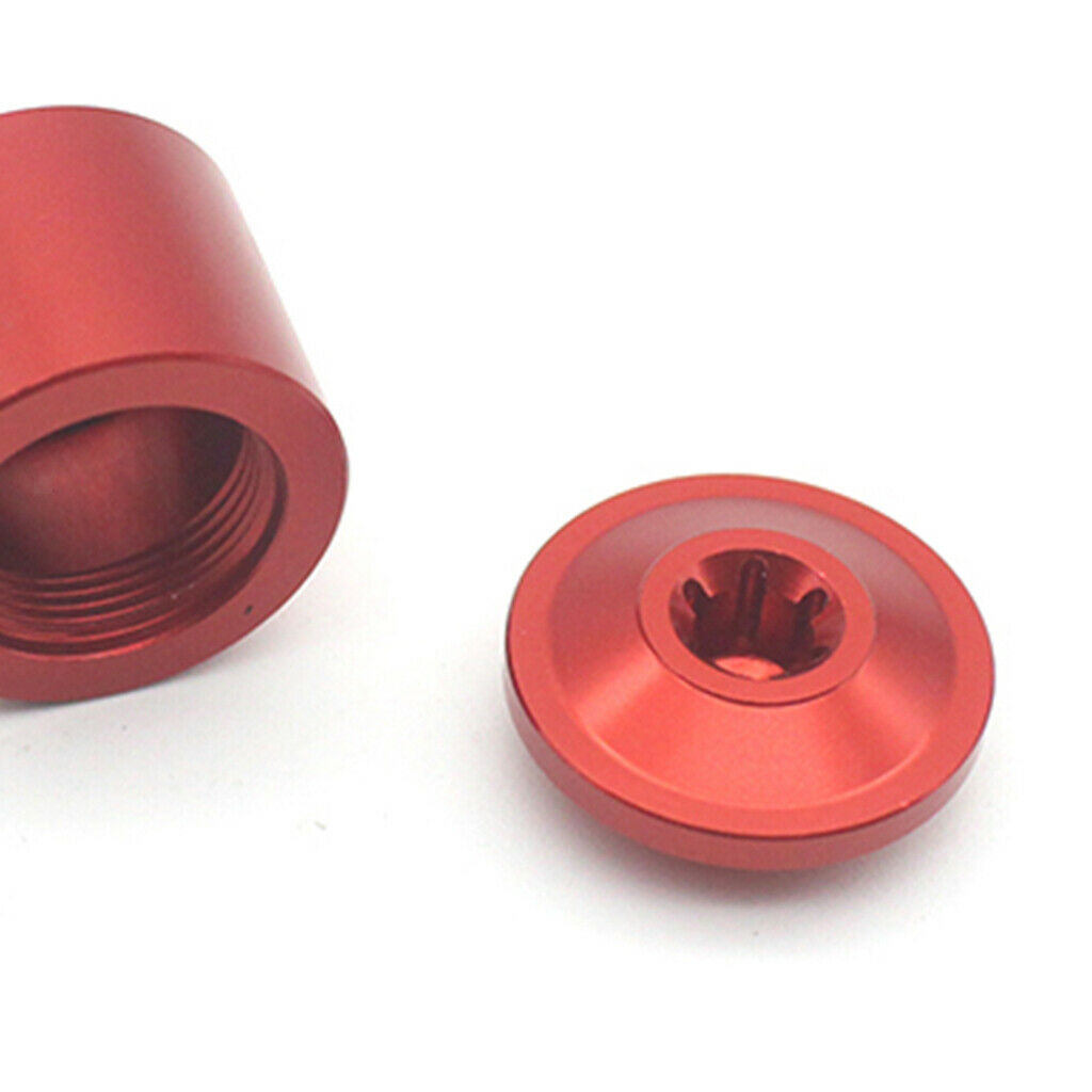 Motorcycle Hubcaps Wheel Side Covers Aluminum Alloy for Piaggio Vespa Red