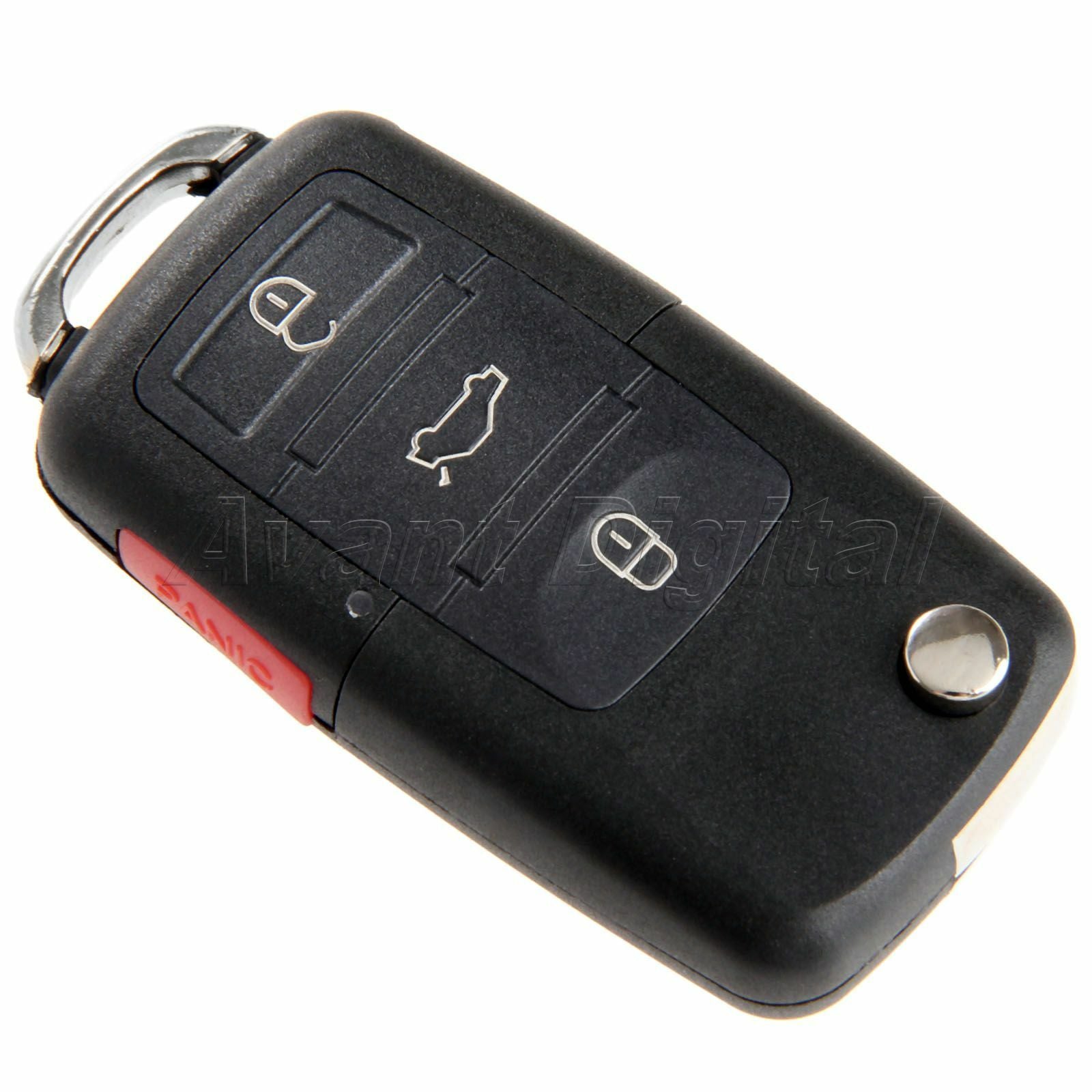 Car Remote Key Shell FOB for  Beetle Jetta Passat Golf Eos Jetta  Rabbit CC