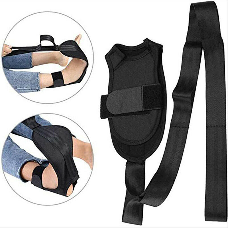 Yoga Flexibility Stretching Leg Stretcher Strap for Ballet Cheer Dance Trai Qx